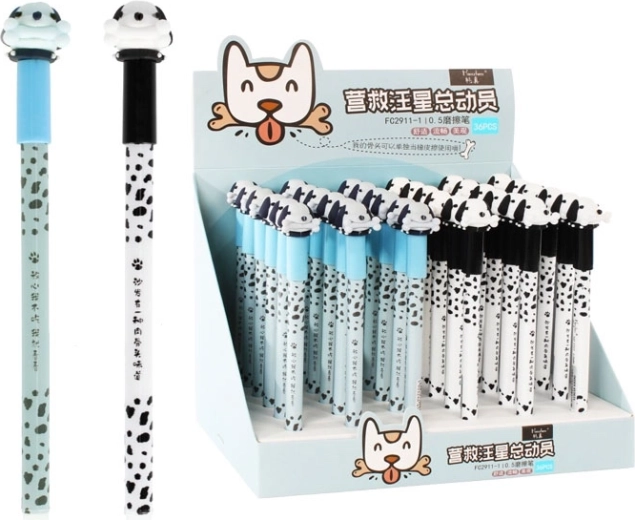 Radierbarer Stift mit Lösch-Tinte im Hunde-Design – 1 Stück
