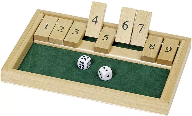 Reisespiel Shut the box II