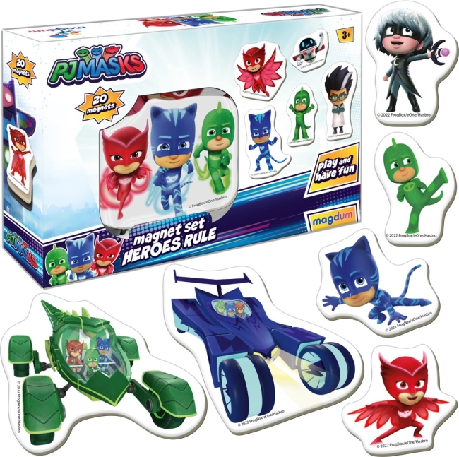 PJ MASKS Magnetset Pyjamahelden für Kinder
