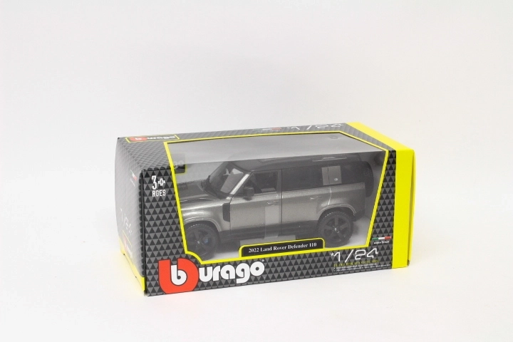Bburago Land Rover Defender 110 2022 Metallic-Grau 1:24