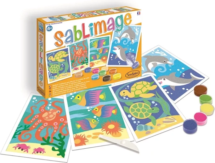 Sentosphere Sablimage mini Sandbilder Fische und Delfine