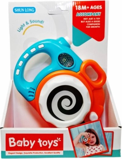 Interaktive Kinderkamera mit Licht und Ton
