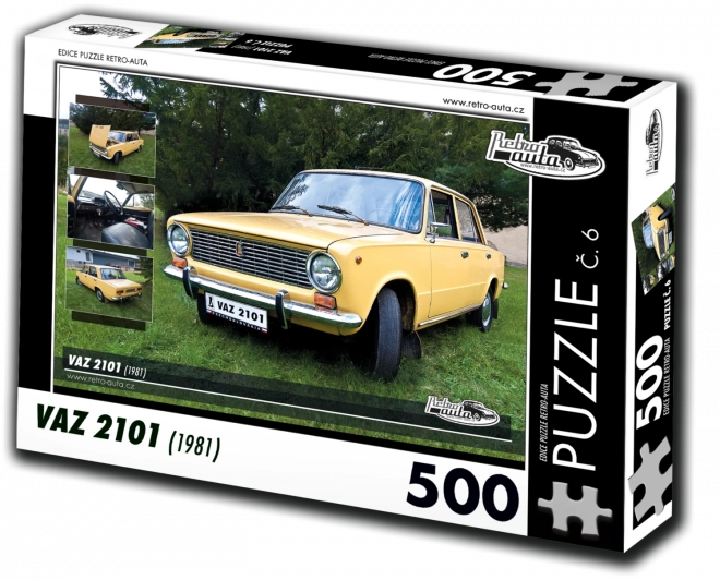RETRO-AUTA Puzzle VAZ 2101 1981 500 Teile