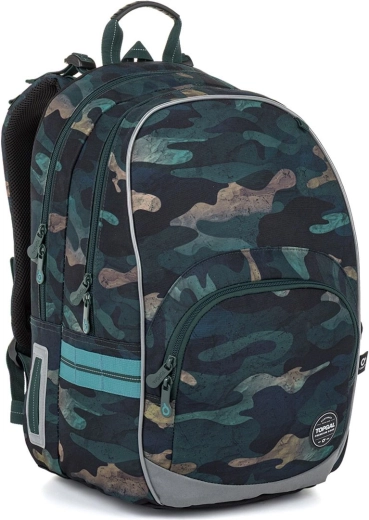 Schulrucksack Topgal KIMI – Urban-Camouflage