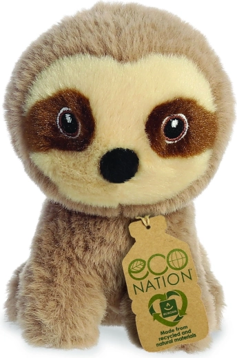 Eco Nation Mini-Faultier ca. 13 cm Plüschfigur