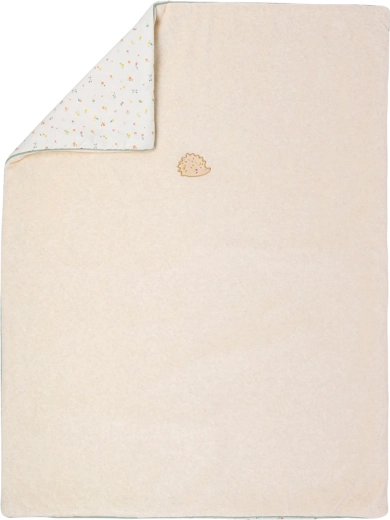Nattou doppelseitige Babydecke Velours/Baumwolle 100 × 75 cm Mila, Zoe & Lana