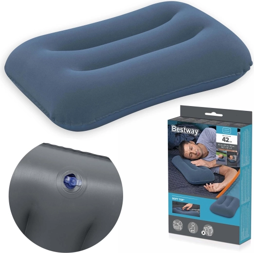 Aufblasbares Velourskissen Bestway 42 × 26 cm