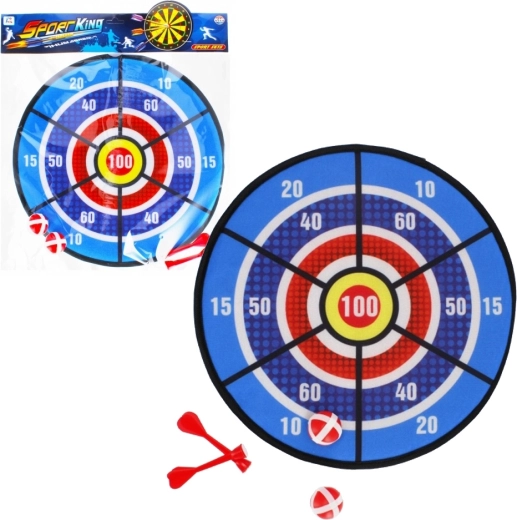 Kinder-Dartboard mit Klettverschluss – mit Pfeilen und Bällen