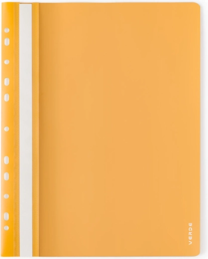 Schnellhefter A4 mit Euro-Lochung VERDE senf (PP glänzend/matt)