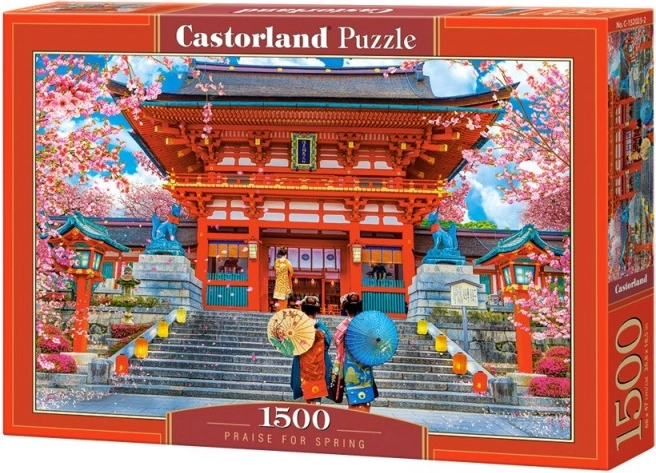 Puzzle 1500 Teile Japan Lob des Frühlings