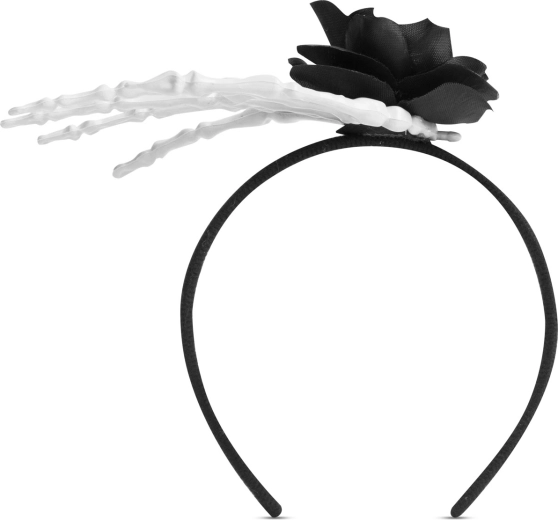 Halloween-Stirnband mit Skeletthand