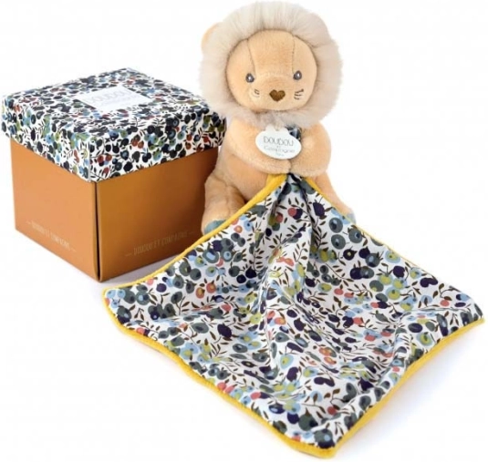 Geschenkset Löwenbaby mit Decke 12 cm