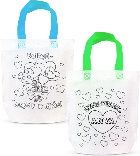 Geschenktüte zum Ausmalen mit 4 Filzstiften – 1 Stück