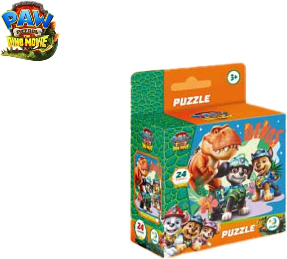 Puzzle Paw Patrol: The Dino Movie – T-Rex Timmy, 24 Teile, 22 × 22 cm