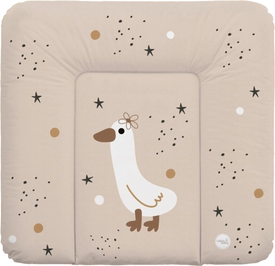 Ceba Baby weiche Wickelauflage für die Kommode Basic Star Duck 75 × 72 cm