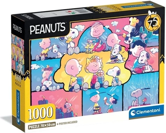 Clementoni Kompaktpuzzle 1000 Teile Peanuts