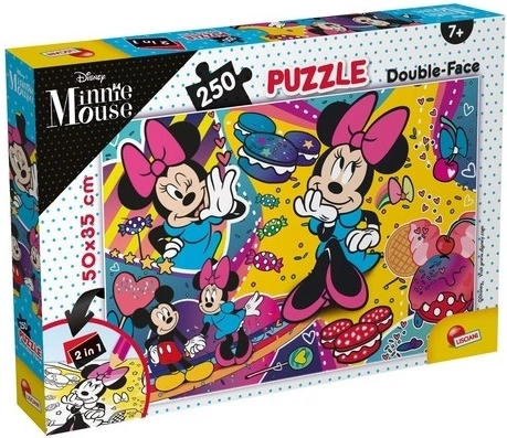 Lisciani doppelseitiges Puzzle Minnie, 250 Teile