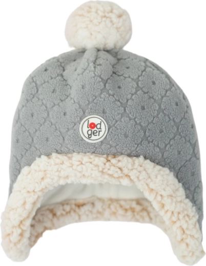 Lodger Fleece-Mütze Hatter Folklore Fleece Drizzle 0–3 Monate