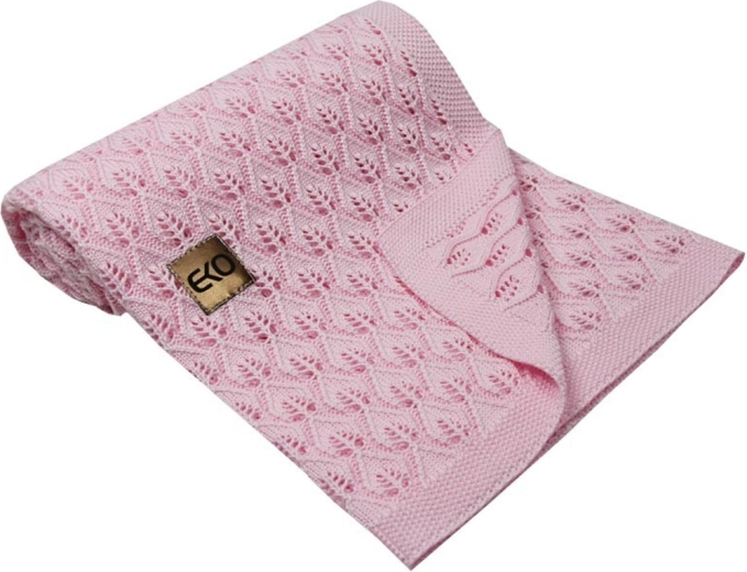 EKO Bambusdecke Rose Pink 80 × 100 cm