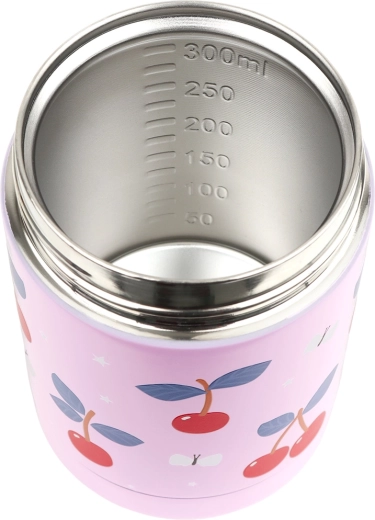 A Little Lovely Company isolierte Edelstahl-Lebensmittelbox Kirschen