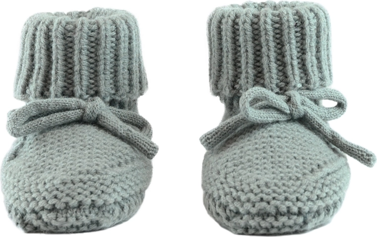 Lodger gestrickte Merino-Babyschuhe 6–12 Monate