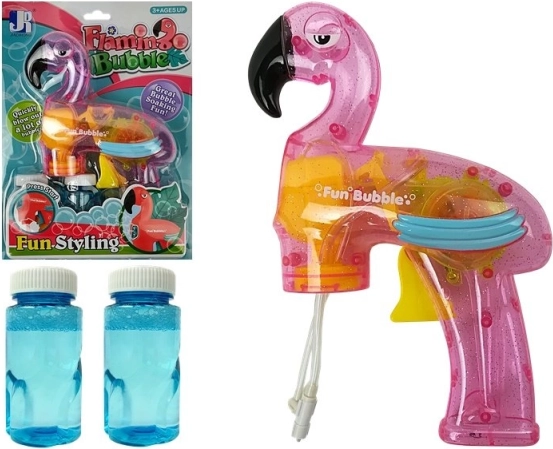 Flamingo Seifenblasenpistole rosa