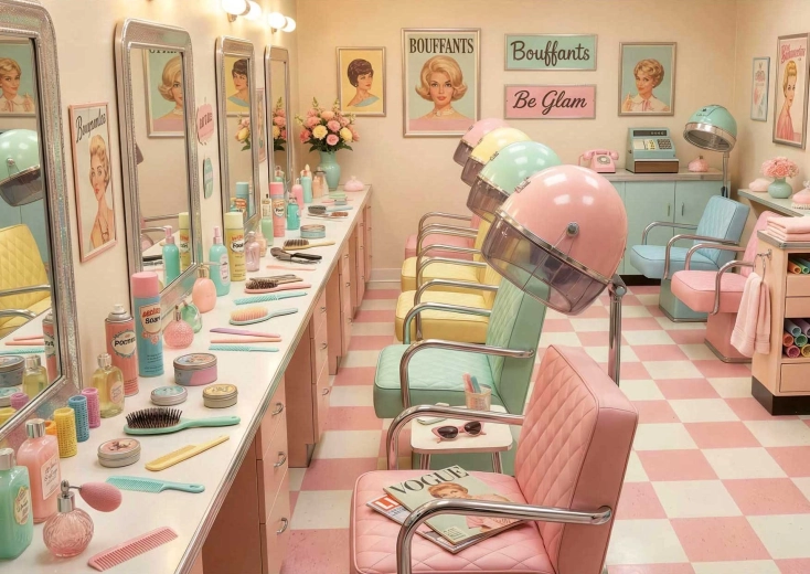 Puzzle EDUCA Retro Glam Salon 1000 Teile