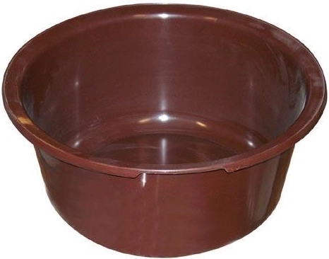 Kunststoffspülschüssel 42 cm braun