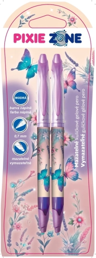 Radierbare Stifte Pixie Crew Schmetterlinge, 2 Stk.