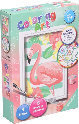 Malen nach Zahlen – Flamingo 13 cm