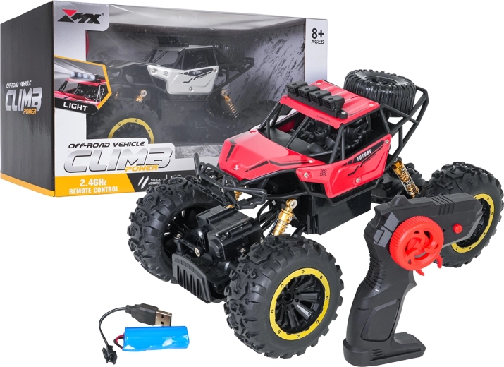 Climb Power RC Crawler 4x4 1:18 rot