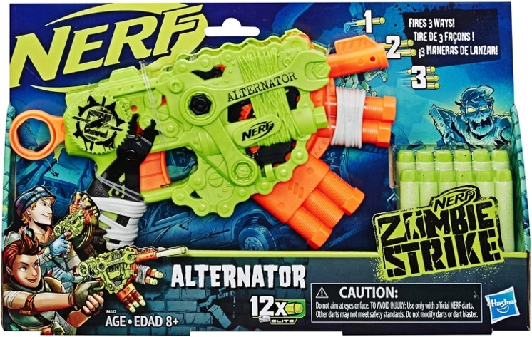 Nerf Zombie Strike Alternator Blaster