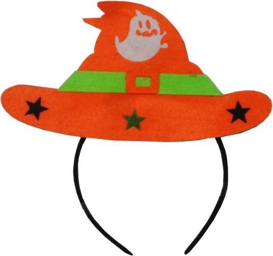 Kinder-Haarreif für Halloween mit Filzhut