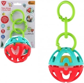 Playgo Rassel Kugel für den Kinderwagen