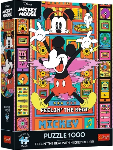 Puzzle Premium Plus 1000 Teile Fühle den Rhythmus mit Mickey