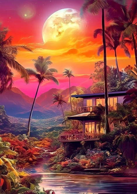 Puzzle Anmutige Dämmerung 1000 Teile