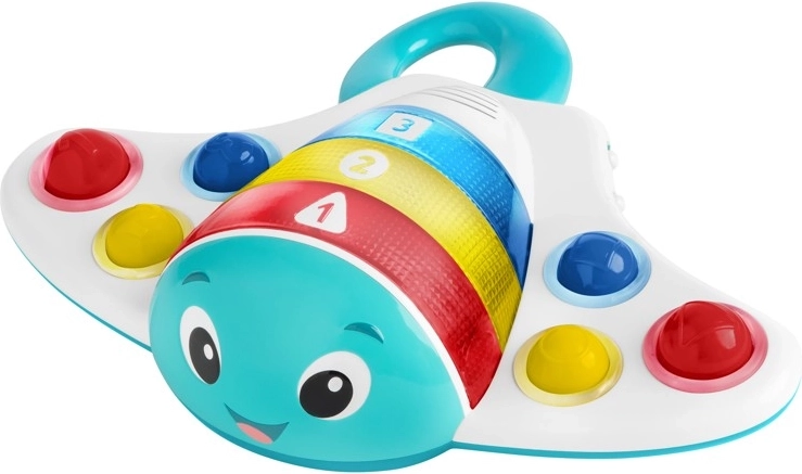Baby Einstein sensorisches Spielzeug Pop & Explore Stingray, 6M+