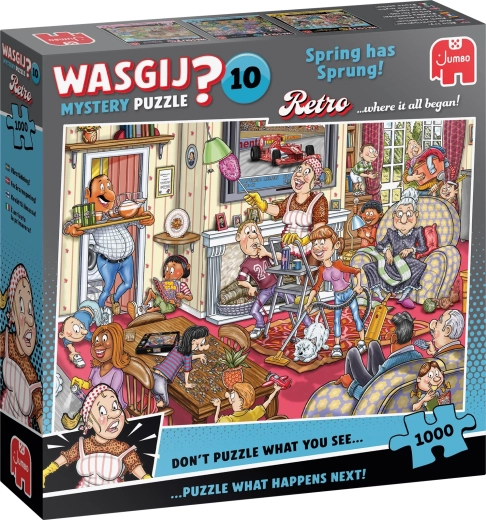 Jumbo Wasgij Retro Mystery 10: Der Frühling ist da! 1000 Teile