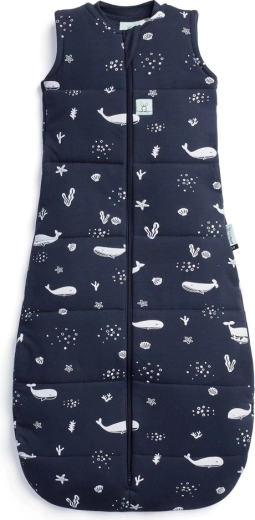 Ergopouch Schlafsack aus Bio-Baumwolle Jersey Whale 2,5 TOG (3–12 Monate, 6–10 kg)