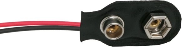 Anschlussstecker für 9-V-Batterie mit Kabel