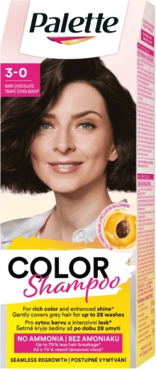 Palette Color Shampoo dunkel schokoladenbraun 3-0, 50 ml