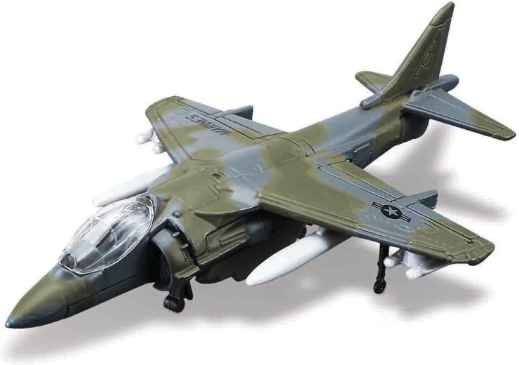 Maisto Fresh Metal Tailwinds AV-8B Harrier II dunkelgraues Flugzeug