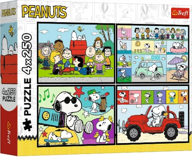 Puzzle Peanuts – Pistazien-Abenteuer 4×250 Teile