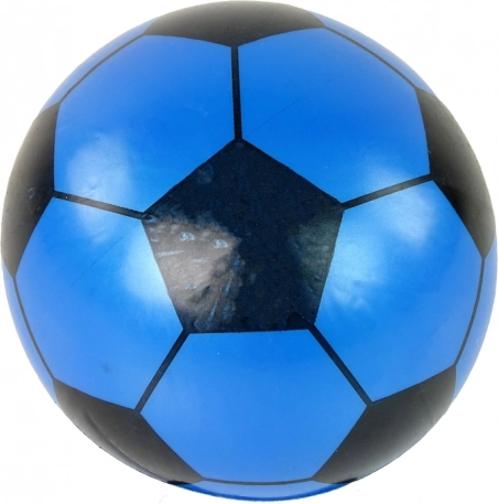 Leichter Gummiball blau‑schwarz 23 cm