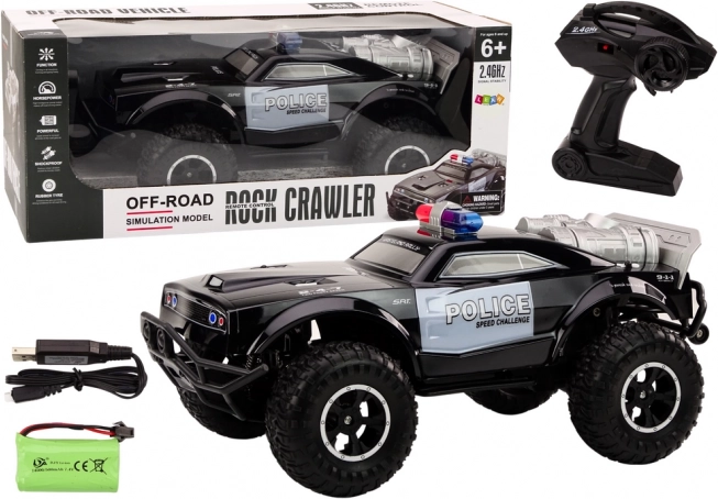 Renn-Offroad-Polizeiauto mit Fernsteuerung