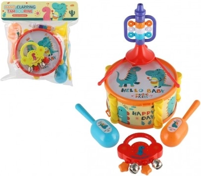 Musikinstrumentenset für Kinder mit Dinosauriern