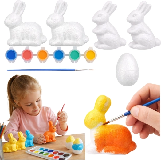 Kreativset zum Bemalen von Osterndekorationen aus Styropor