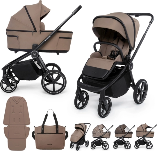Muuvo Fold Kombikinderwagen 2in1 Mokka