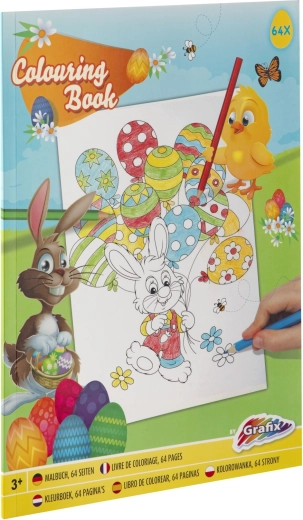 Buch mit Oster-Malvorlagen A4
