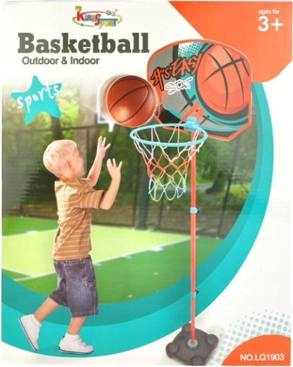 Stand-Basketballkorb in Kartonverpackung